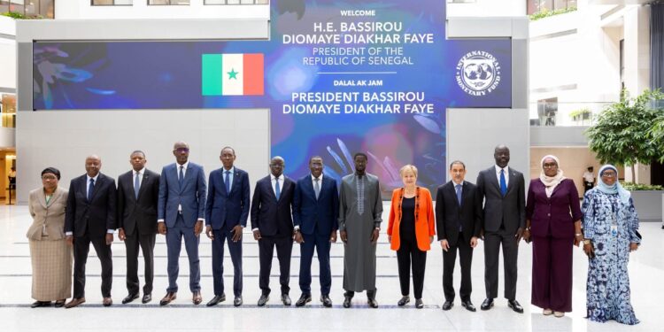 Washington – Le Président Diomaye s’est entretenu avec la Directrice générale du Fonds monétaire international