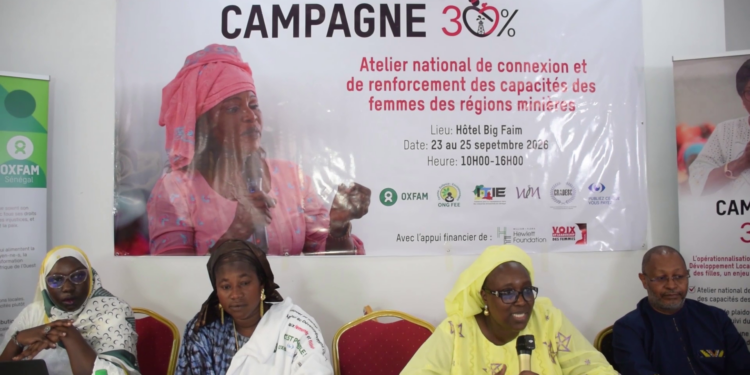 Thiès – Atelier de renforcement des capacités des femmes vivant dans les régions minières du Sénégal