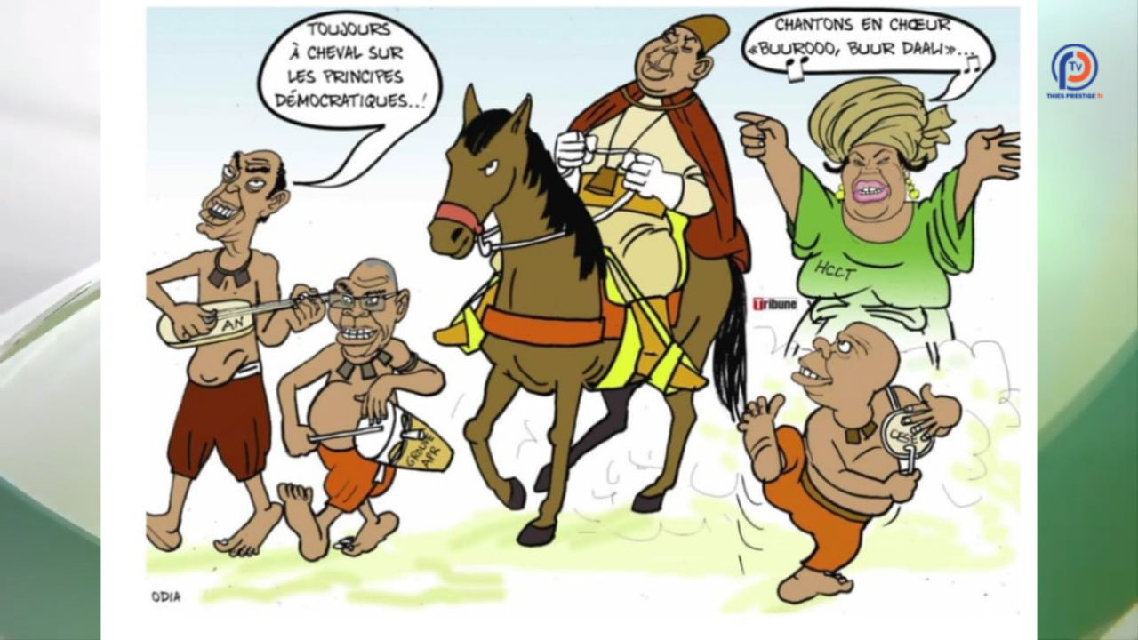 Image du jour : Le roi et sa suite!!!!