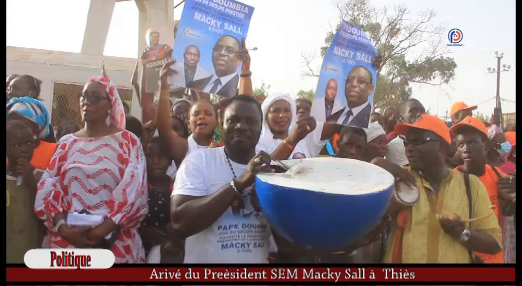 VIDEO – Accueil du Président Macky Sall : Le Mouvement Thiès Ca Kanam était au rendez – vous
