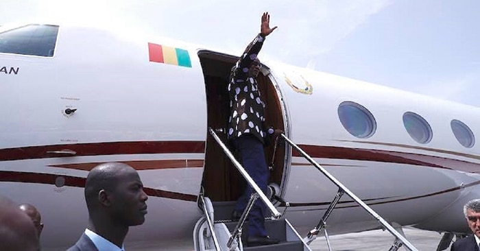 Guinée : Alpha Condé a quitté Conakry pour Abou Dhabi