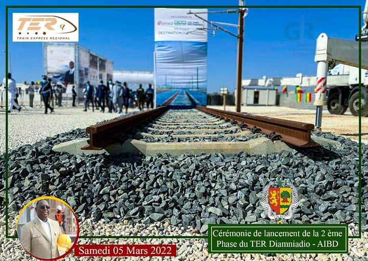 Diass – Le Président Sall a procédé au lancement de la 2ème phase du “TER”
