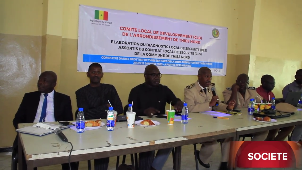 Thiès – CLD sur l’élaboration du diagnostic local de sécurité