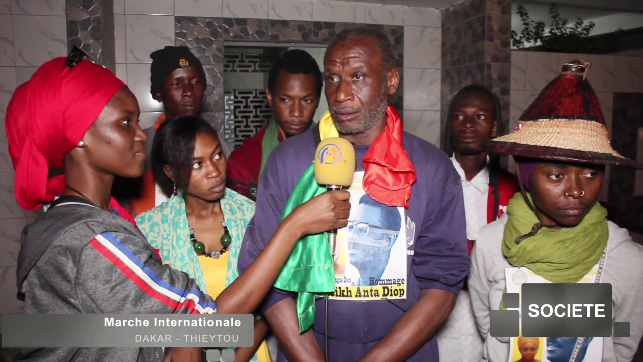Thiès – Marche Internationale Dakar – Thieytou pour la mémoire de Cheikh Anta Diop