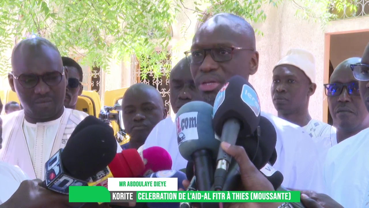 VIDEO – Déclaration du DG de l’AIBD Abdoulaye Diéye après la prière de Korité