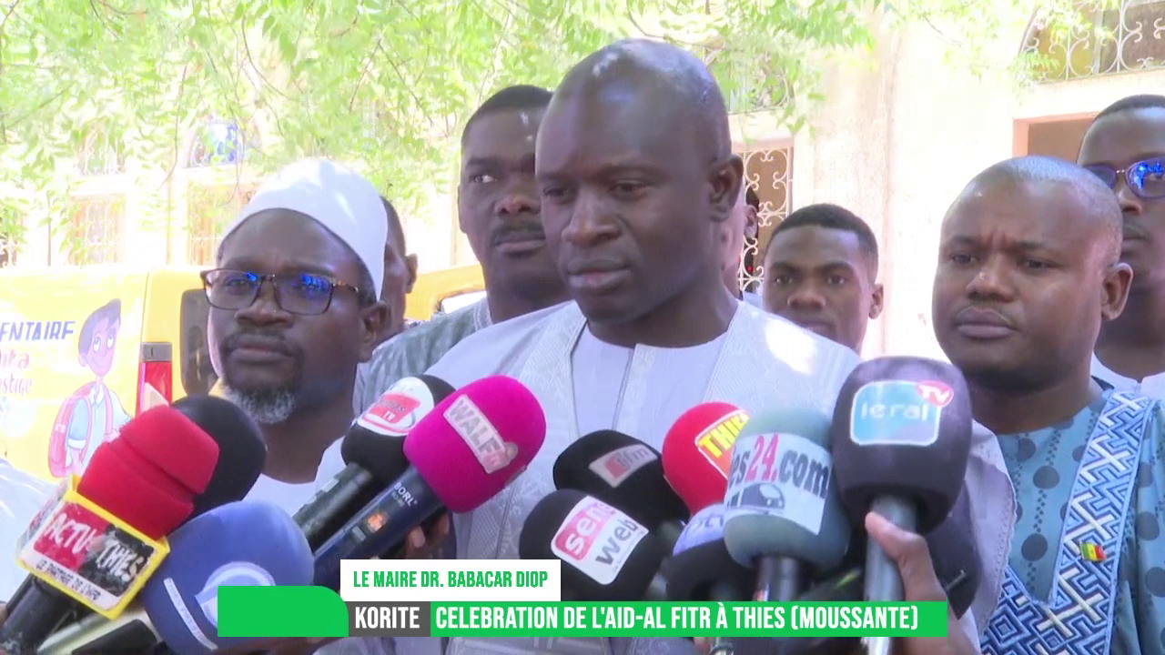 Korité 2023 – Le maire de Thiès apprécie le sermon de Imam Babacar Ndiour