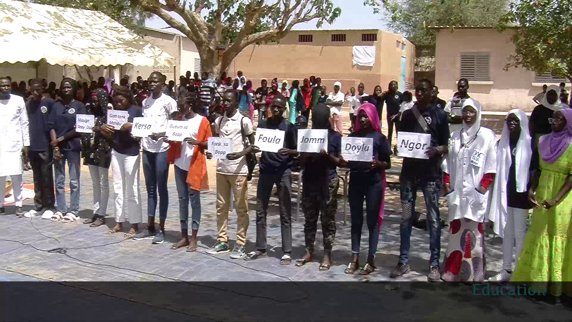 Thiès – Cérémonie d’inauguration des Blocs d’Hygiène au Cem Diamaguene