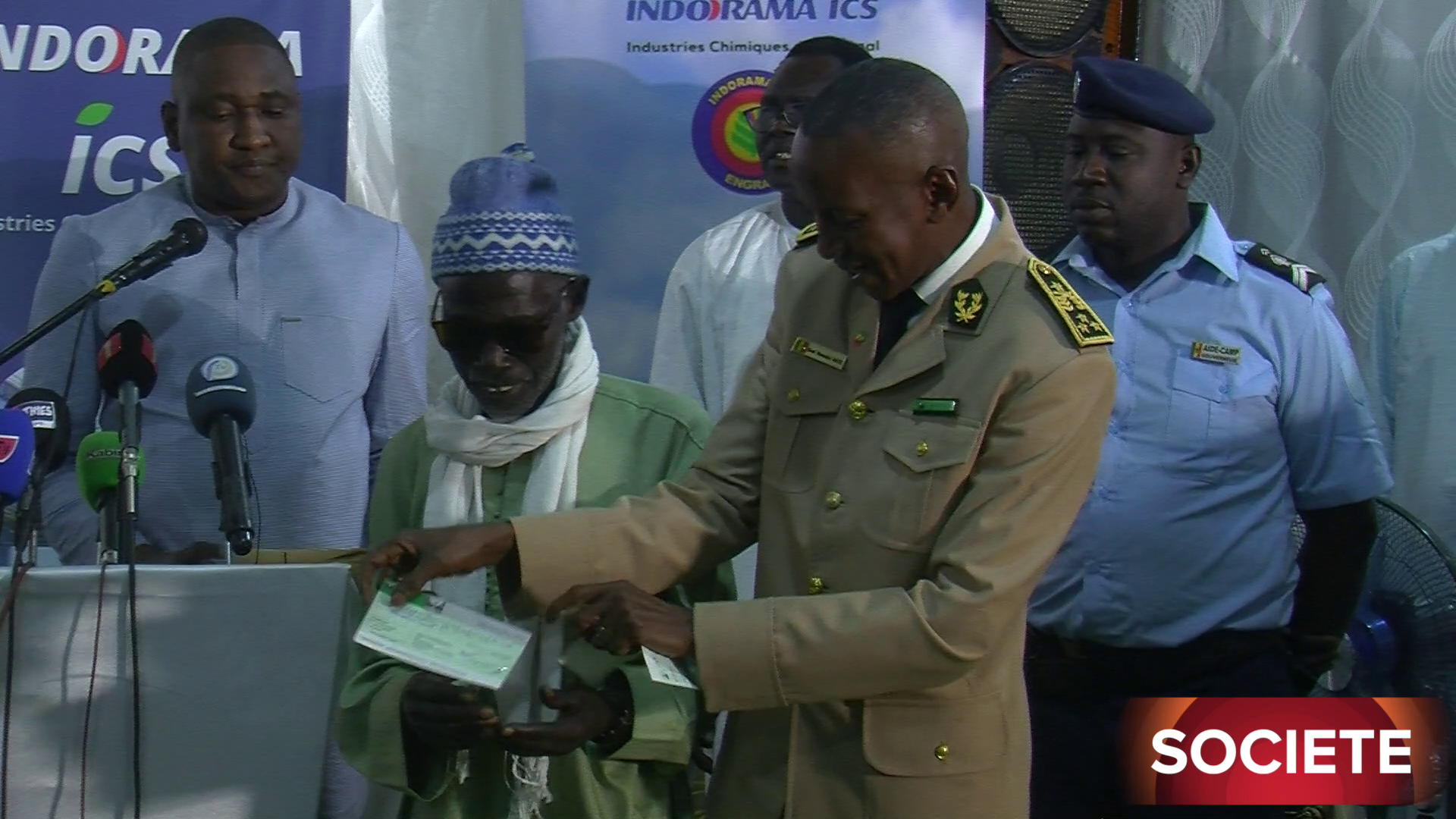 Thiès – Cérémonie de remise de chèques aux Villages Impactés par les ICS