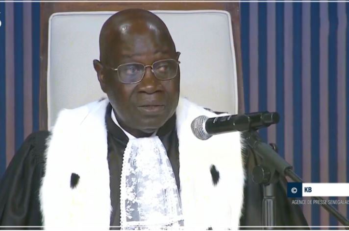 Investiture de Diomaye : Allocution du Président du Conseil Constitutionnel