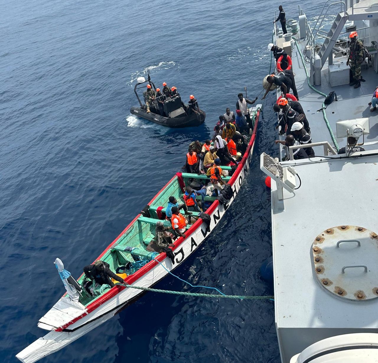 Emigration irrégulière : 52 candidats secourus par le Niani