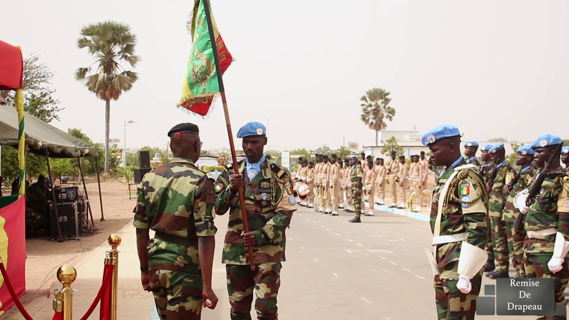 VIDEO – Cérémonie de dissolution du DETSENT 2 de la MUNISCA au CET de Thiès