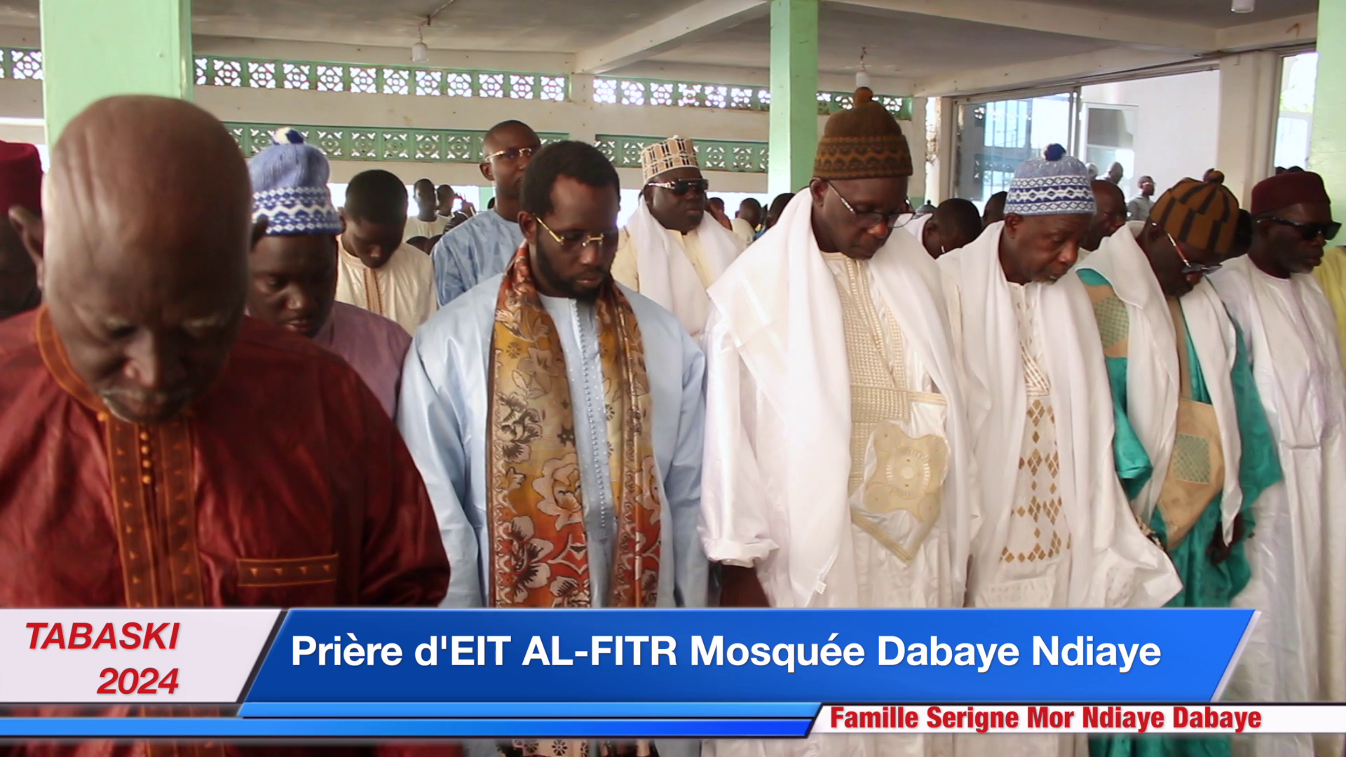 Thiès – Prière de l’Aïd al-Adha à la Mosquée Dabaye