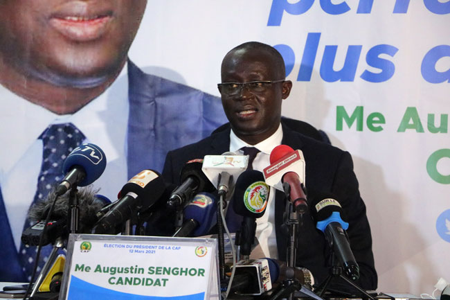 Augustin Senghor démissionne de la vice-présidence de la CAF