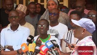 Point de Presse Lycée Malick Sy de Thiès: 400 smartphones réquisitionnés lors des compositions..