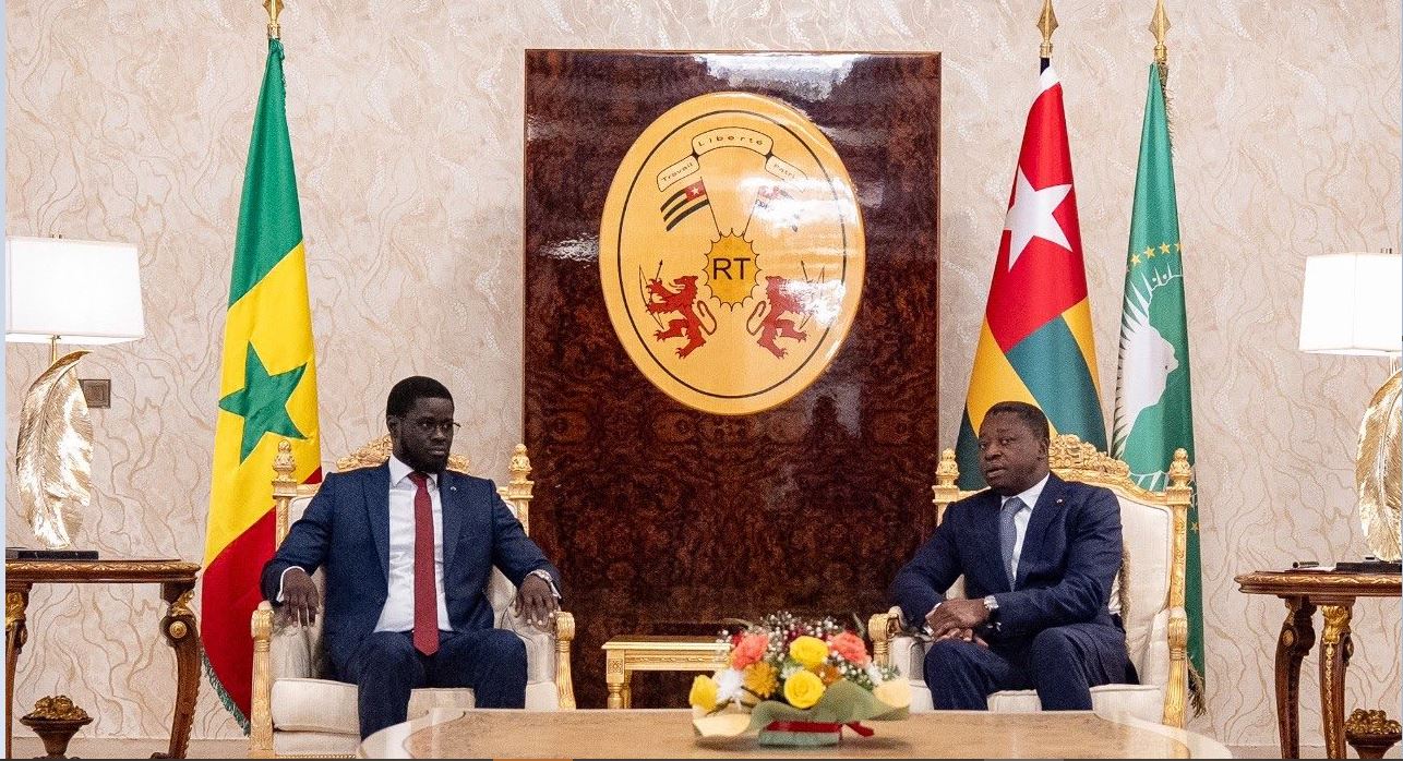 Visite officielle du Président Diomaye à Lomé : Le Sénégal et le Togo s’engagent à renforcer leur coopération