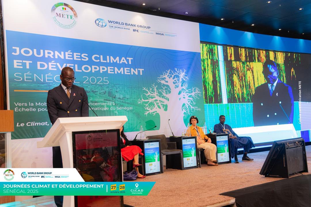 Journées Climat et Développement : Le Sénégal réaffirme son ambition à consolider la résilience du pays face aux risques environnementaux