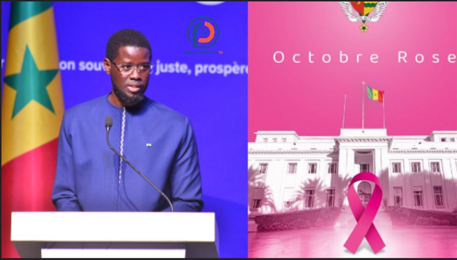 Octobre Rose : Le Président Diomaye appelle à la mobilisation contre le cancer
