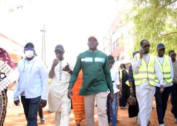 Thiès : Le Maire de la commune Nord visite les travaux sur l’axe Diakhao – Base