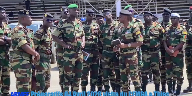 VIDEO – Indépendance 2026 : Le CEMGA, Oumar Wade en visite à Thiès pour constater l’avancement des travaux
