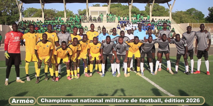 Thiès – Démarrage championnat national militaire Inter-corps de football Edtion 2026