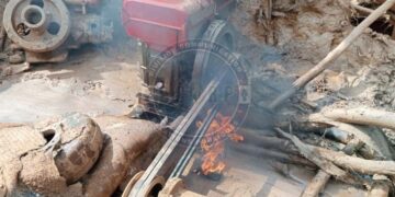 Falémé : Le GARSI 2 détruit dix machines utilisées dans l’exploitation minière illégale