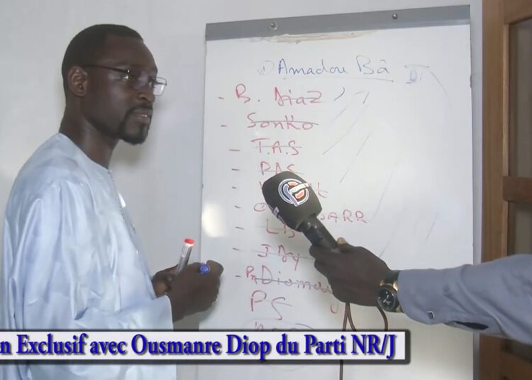 Entretien Exclusif : Ousmane Diop du parti NR/J appelle à un sursaut national derrière Amadou Ba pour sauver le Sénégal