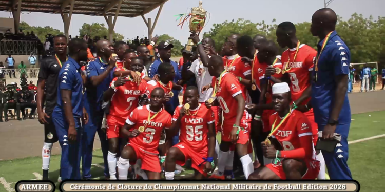 Thiès – Championnat National militaire de football Edition 2026 la BNSP remporte le Trophée CEMGA