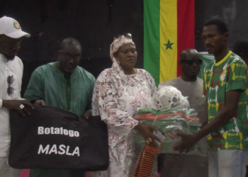 Thiès – Le President du Mouvement MASLA offre des équipements sportif aux ASC de la zone Nord