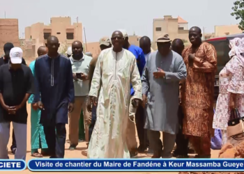 Keur Massamba Gueye : Le Maire de Fandène Dr Augustin Tine lance les travaux d’une piste de 2km