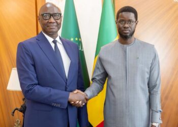 Le Président Diomaye a reçu en audience le Général Biram Diop, Président de la Commission de la CEDEAO