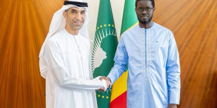 Palais de la République : Le President Diomaye a reçu une délégation des Émirats arabes unis