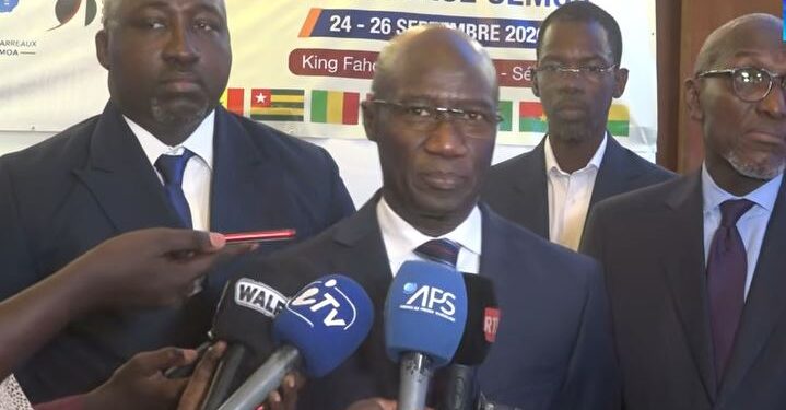 Congrès des barreaux de l’UEMOA : Le ministre de la Justice Me Moussa SARR appelle à renforcer la confiance dans la justice