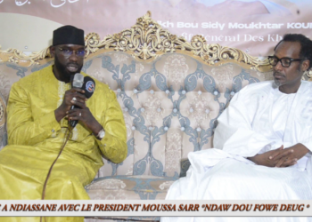 VIDEO – Gamou Ndiassane 2026 : Moussa Sarr coordinateur du parti kiiray à Tivaouane en visite de courtoisie