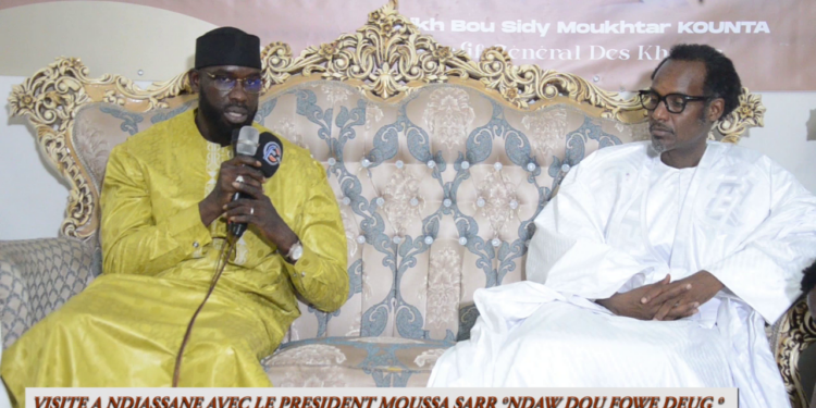 VIDEO – Gamou Ndiassane 2026 : Moussa Sarr coordinateur du parti kiiray à Tivaouane en visite de courtoisie