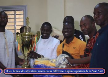Thiès – Le Maire, Mamadou Diakhaté subventionne les équipes de la Zone Nord