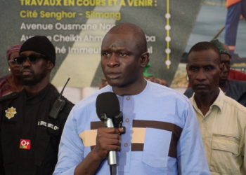 Thiès : Dr Babacar Diop lance les travaux de réfection de l’axe Cité Senghor – Silmang