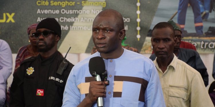 Thiès : Dr Babacar Diop lance les travaux de réfection de l’axe Cité Senghor – Silmang
