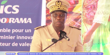 Discours du Gouverneur lors de la Cérémonie officielle de remise des attestations aux bénéficiaires du Programme d’Autonomisation Économique des Femmes (PAEF)