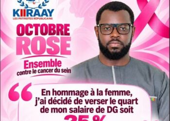 Octobre Rose : Thierno Alia Mbengue s’engage fortement aux côtés des femmes