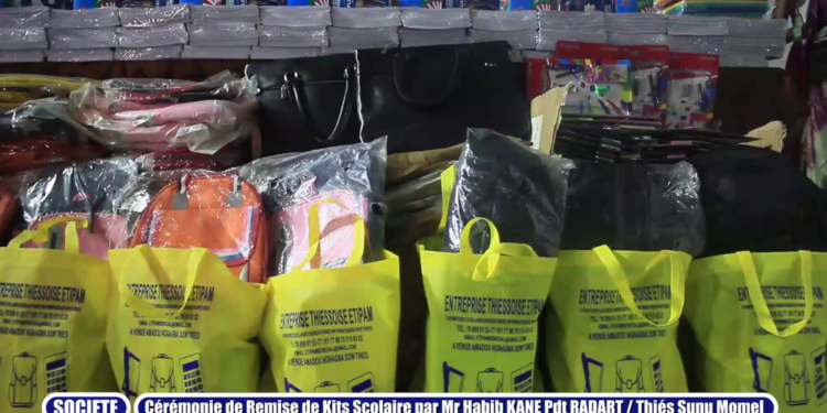 Thiès – Cérémonie de distribution de kits scolaires : Habib Kane réitère la tradition