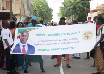 Thiès – Réfection de l’axe Cité Senghor- Silmang : Les populations expriment leur gratitude au Maire Babacar Diop