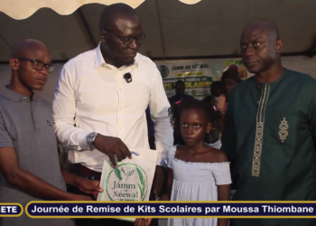 VIDEO – Rentrée 2026 : Moussa Thiombane remet des kits scolaires aux établissements de la Zone Nord