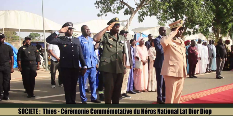 VIDEO – Cérémonie de levée des couleurs en hommage à Lat Dior, héros national de la résistance