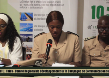 Thiès – Réunion du comité régional de développement sur la transition énergétique juste au Sénégal