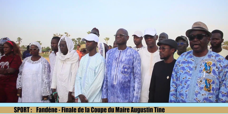 Thiès – Dr Augustin Tine a présidé la finale de la coup du Maire de la commune de Fandéne