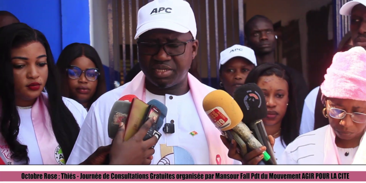 Thiès – Octobre Rose : Journée de consultation gratuite à Som initiée par le Mouvement Agir Pour la Cité